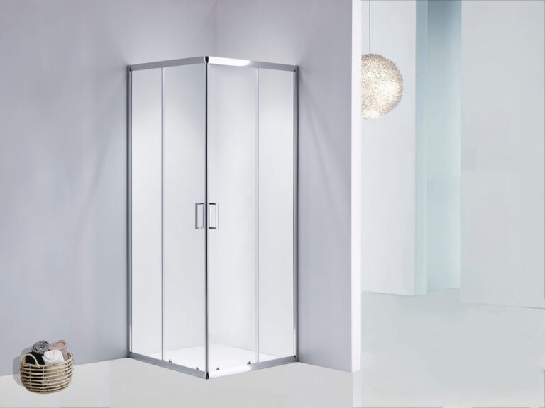 Sliding Corner Entry Shower Door Chrome 7102