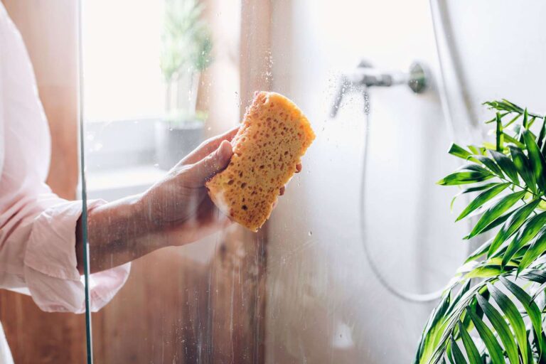 clean shower doors