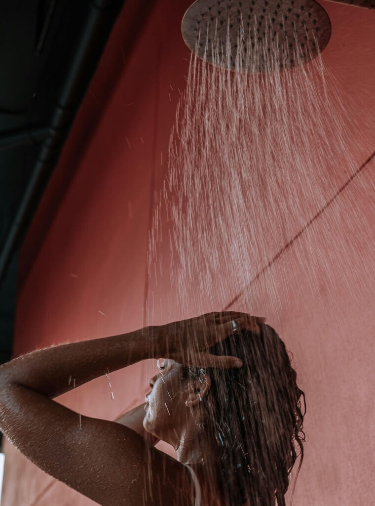 rainfall shower head