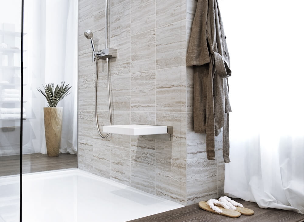 white-shower-seat