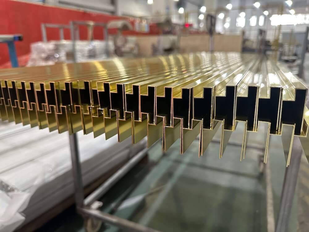 Gold Shower Enclosure in Production